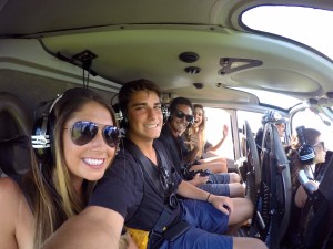 Helicopter ride crew  